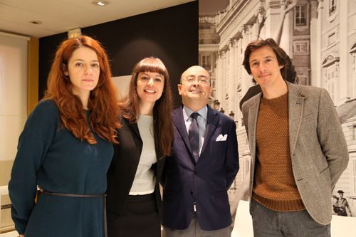 El vicerrector de URJC, José Manuel Vera, junto a la dirección de TAI. /OLH El vicerrector de URJC, José Manuel Vera, junto a la dirección de TAI. /OLH