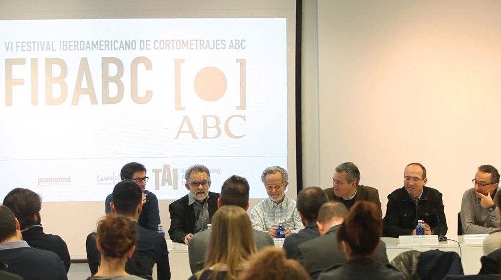 Presentación en la Escuela Universitaria TAI de la VI edición del Festival Iberoamericano de Cortometrajes de ABC.Es