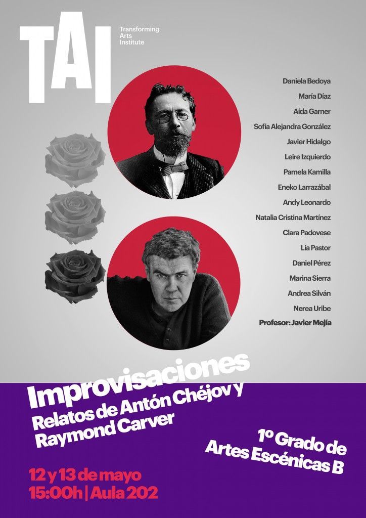 Cartel AAEE 2016 1GRADOB Chejov Carver